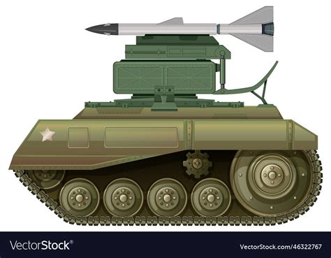 Military Missile Launcher Royalty Free Vector Image