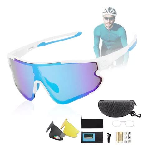 Gafas Ciclismo Polarizadas Deportivas Lentes Protecci N Uv Env O Gratis