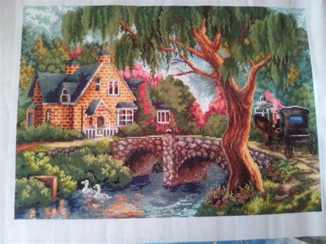 Вышивка «Загородный дом» - Вышивка крестом