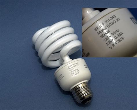Potential hazards inside energy-saving compact fluorescent light bulbs