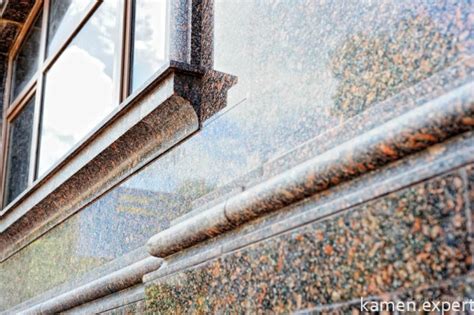 Гранит на фасад: особенности монтажа, уход и ремонт