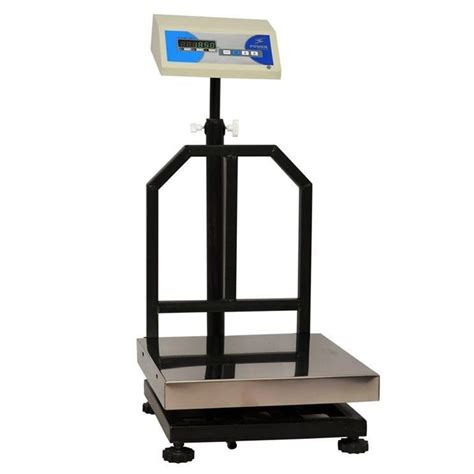 Unique Mild Steel Industrial Platform Weighing Scale Size 500 500 Mm