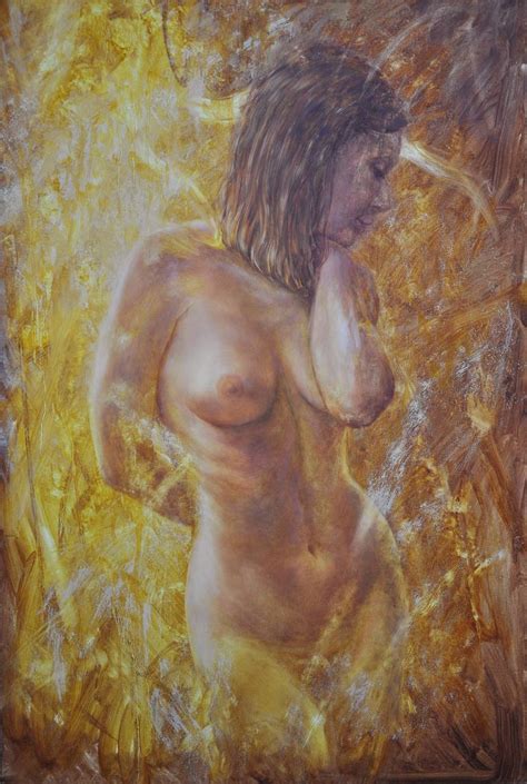 Standing Nude Painting By John Brockington Saatchi Art