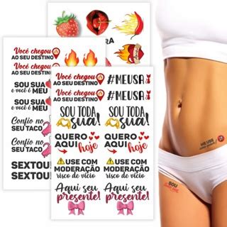 Sex Shop Tatuagens Tempor Rias Ntima Depila O Tatuagem Adesivo