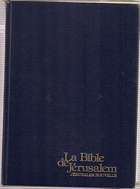 Amazon fr La Bible de Jérusalem avec guide de lecture La Sainte