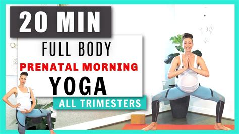 20 Min Wake Me Up Full Body Prenatal Morning Yoga Routine Safe For