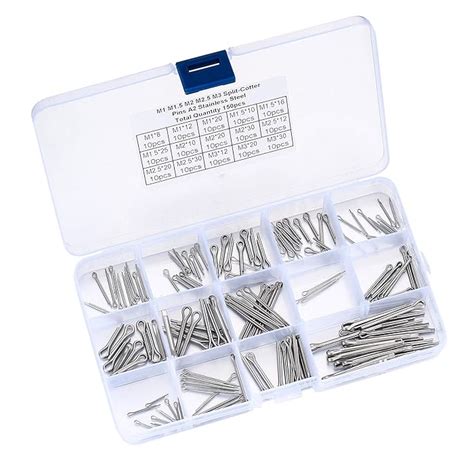 Buy 150 Pcs Cotter Pins Assortment Stainless Steel Cotter Pins Split