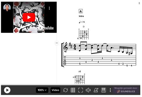 Under The Bridge Red Hot Chili Peppers Gitaartabs Nl