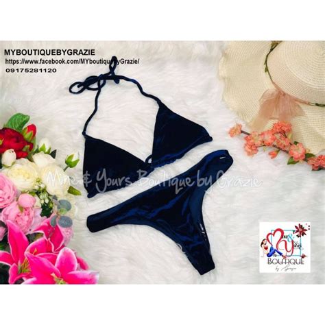 Trendy Adult Swimsuit For Summer Two Piece High Cut Bikini Red Velvet Lazada PH