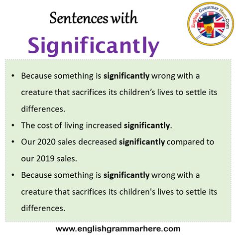 sentences  significantly significantly   sentence  english