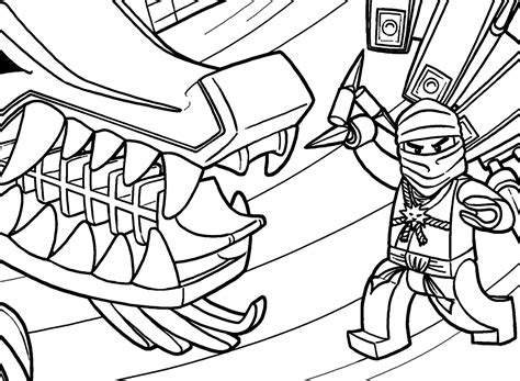 Lego Ninjago Dragon Coloring Pages 2025