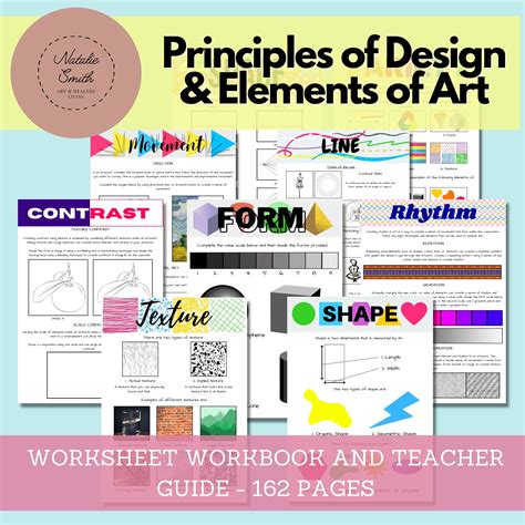 Elements And Principles Of Art And Design Worksheets Teacha