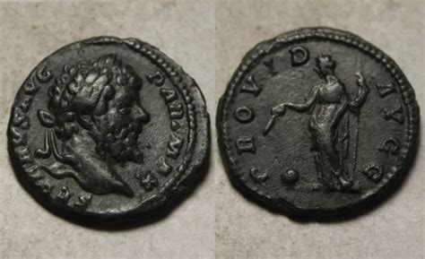 Rare Genuine Ancient Roman Coin Septimius Severus 200 Billon Denarius