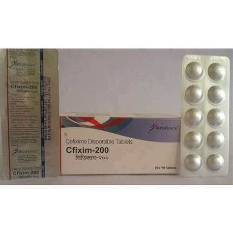 Cefixime Cfixim 200 Cefixime 200 Mg Tablets 10x10tablets Packaging