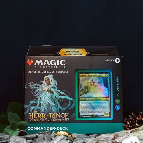 Seigneur Des Anneaux Terre Du Milieu Conseil Des Elfes Commander Deck