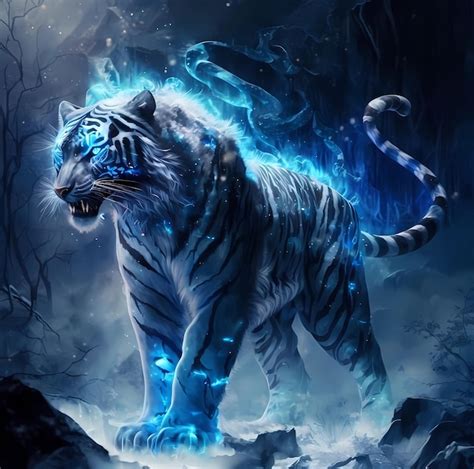 Premium Ai Image The Magic Tiger