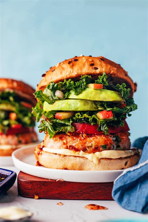 The Ultimate Salmon Burger 30 Minutes Minimalist Baker Recipes