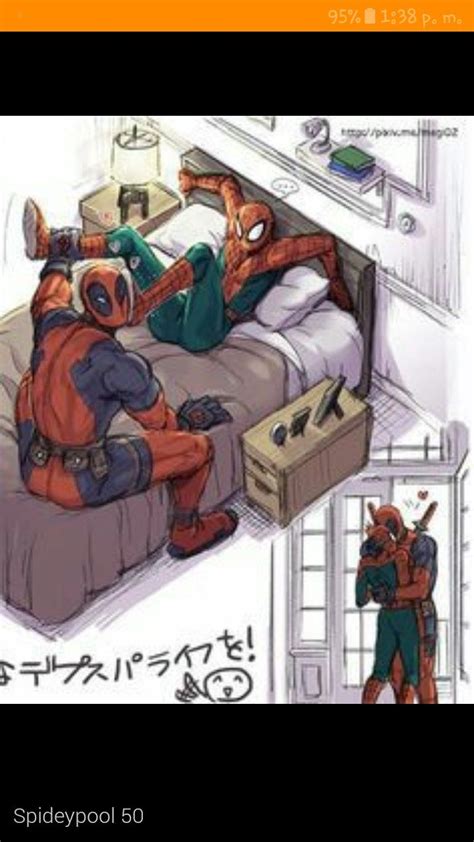 Pin by Little Darling on Marvel | Spideypool, Deadpool and spiderman ...
