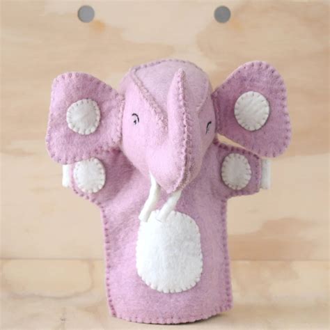 Elephant Hand Puppet Mrs Mack