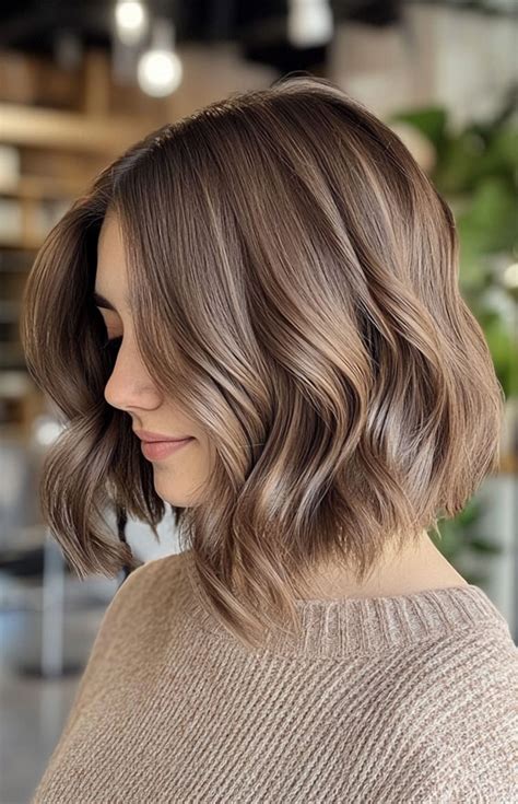 Hot Mocha Mousse Hair Colour Ideas Classic Mocha Bob