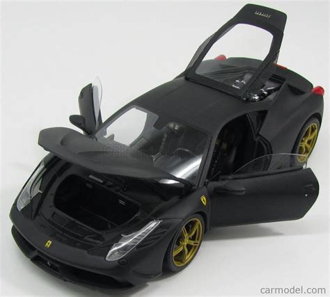 Mattel Hot Wheels Bly Scale Ferrari Italia Speciale Matt Black