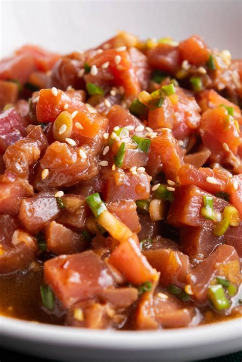Easy Tuna Poke Salad Jawns I Cooked