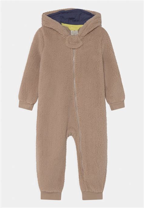 Frugi Toasty Ted Snuggle Unisex Tuta Jumpsuit Twigmarrone Zalandoit