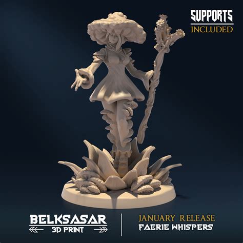 D File Myconid Consort Nude And Normal Set X D Printer Model To