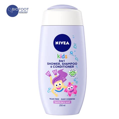 Buy Nivea Kids 3in1 Shower, Shampoo & Conditioner 250ml Online Dubai ...