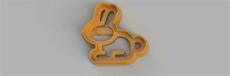 Stl File Easter Rabbit Cookie Cutter 🐇 ・design To Download And 3d Print