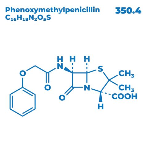 Penicillin V Molecule PNG, Vector, PSD, and Clipart With Transparent ...