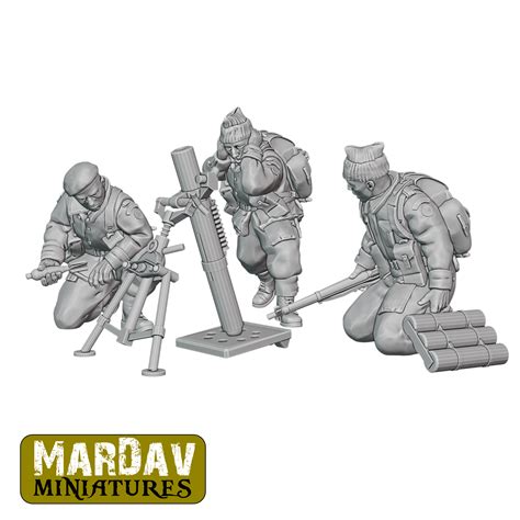 commando  mortar team british