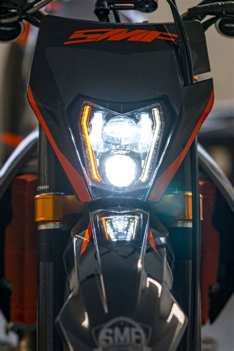 ktm led headlight  ultimate smoked edition supermofools