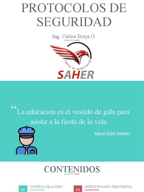 Presentacion Protocolos De Seguridad Pdf
