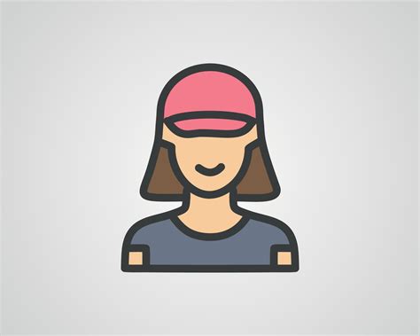 Female Rapper Icon Bold Hip Hop Artist Character Design 49134681 Vector