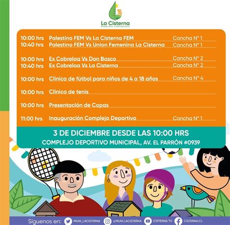 Municipalidad De La Cisterna On Twitter Invitamos A Nuestr S Vecin S