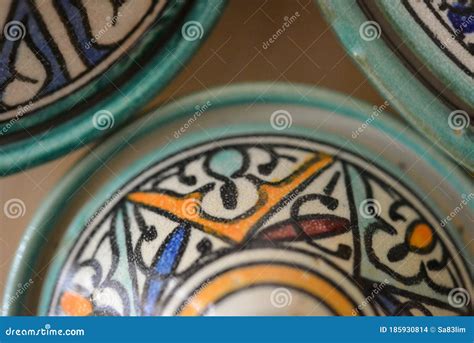 Moroccan ceramic pots stock photo. Image of morocco - 185930814