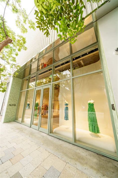 Alexis Miami Design District Editorial Stock Photo Image Of