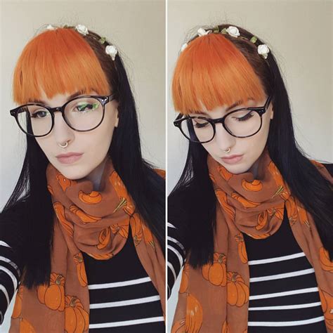 Eyewear Hair Glasses Orange Hairstyle Hair Coloring Porn Pic