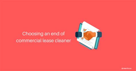 Choosing The Right End Of Lease Commercial Cleaner