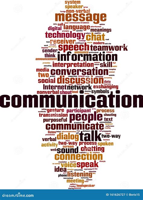 Communication word cloud stock vector. Illustration of people - 161626727