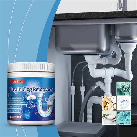 under 5, Foaming Pipe Unclogging Tablets, Cleaning Supplies, Powerful