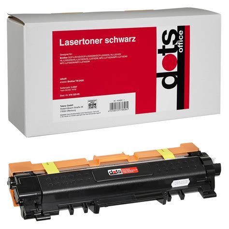 Dots Schwarz Toner Kompatibel Zu Brother Tn B Roshop