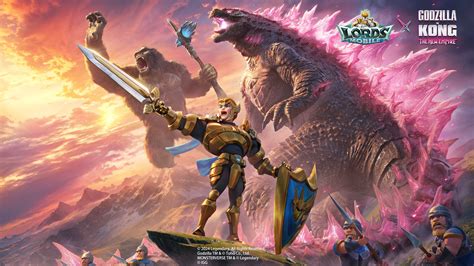 Chiến Lược Khổng Lồ Lords Mobile Hợp Tác Với Godzilla X Kong The New Empire Trong 2 Tháng Sự