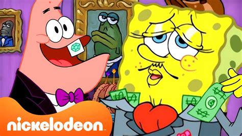 Spongebobs Fanciest Moments In Bikini Bottom For Minutes Nicktoons Youtube