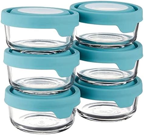 Anchor Hocking TrueSeal Lot de 6 boîtes de conservation en verre avec