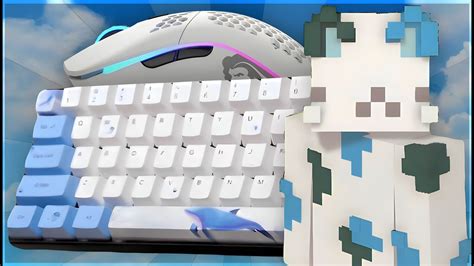 Cubecraft Skywars Keyboard Mouse Sounds Asmr Mcbe Youtube