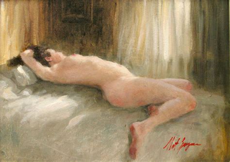Nude Study By Matt Grogan At The Warren Gallery Fine Art And Framing