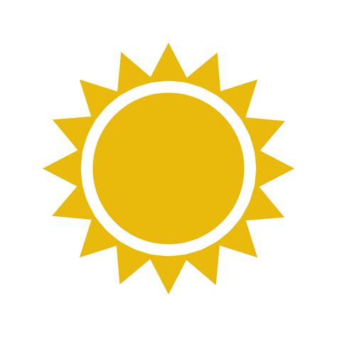 sun flat style icon vector design  vector art  vecteezy
