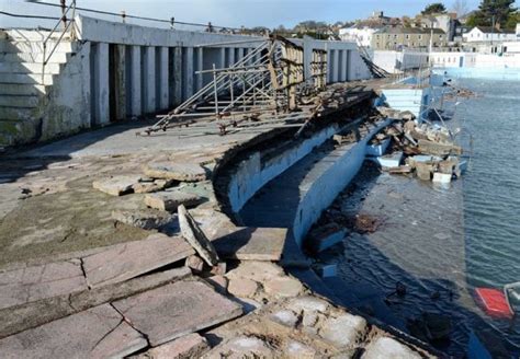 Jubilee Pool In Penzance Damaged By Storms The Twentieth Century Society